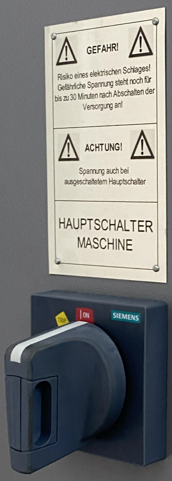 Hauptschalter